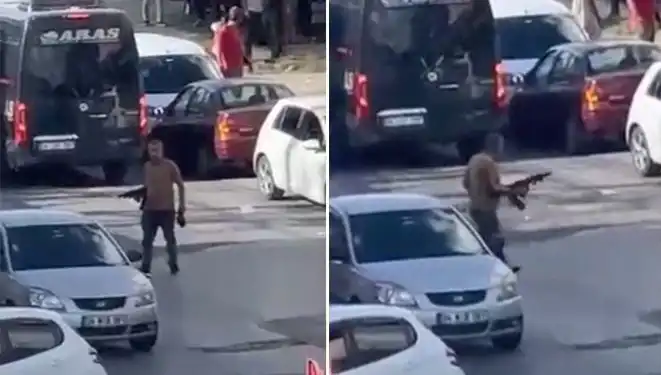 Başakşehir'de Pompalı Tüfekle Sokakları Kapatıp Kaçan Şahıs Panik Yarattı