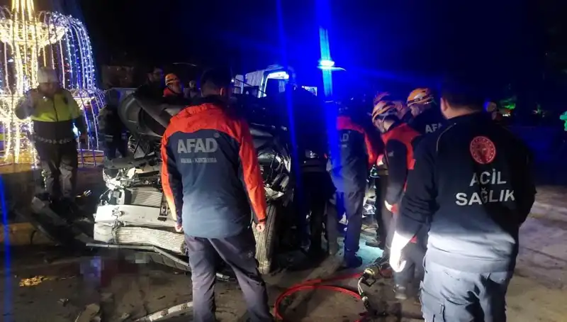 Erzurum'da Altı Araçla Kaza Yapan Sürücü Gözaltına Alındı