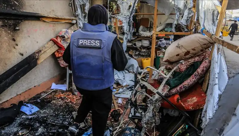 İsrail Ordusu, Gazetecilerin Çadırını Hedef Aldığını Açıkladı