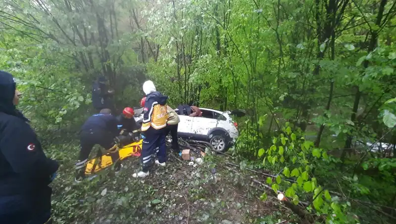 Direksiyon Hakimiyetini Kaybeden Araç Ormana Uçtu: Trajik Kaza