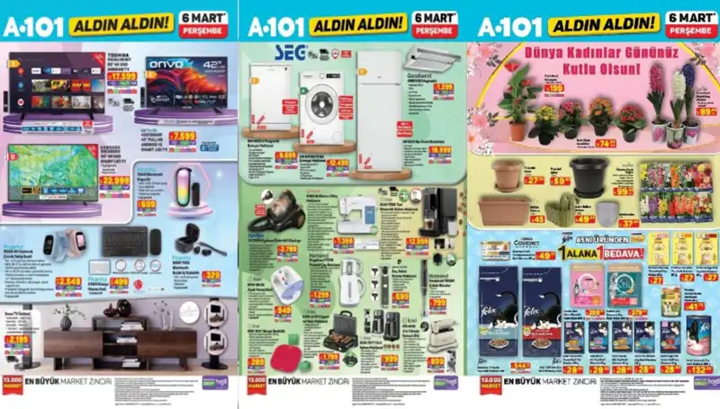 A101 6 Mart Aktüel Ürünler: Elektrikli Süpürge ve Daha Fazlası Raflarda!