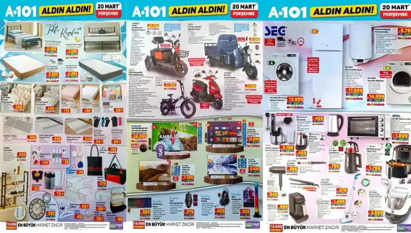 A101 20 Mart Aktüel Kataloğu: Yeni Ürünlerle Dolup Taşan Fırsatlar!