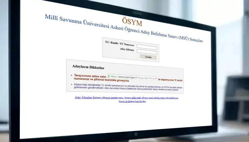 2025 MSÜ Sınav Sonuçları: ÖSYM AİS Sorgulama Ekranı ne Zaman Açıklanacak?