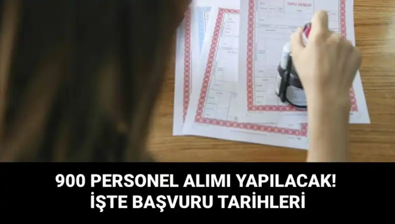 Tapu ve Kadastro Genel Müdürlüğü, 900 Sözleşmeli Personel Alımı Yapacak!